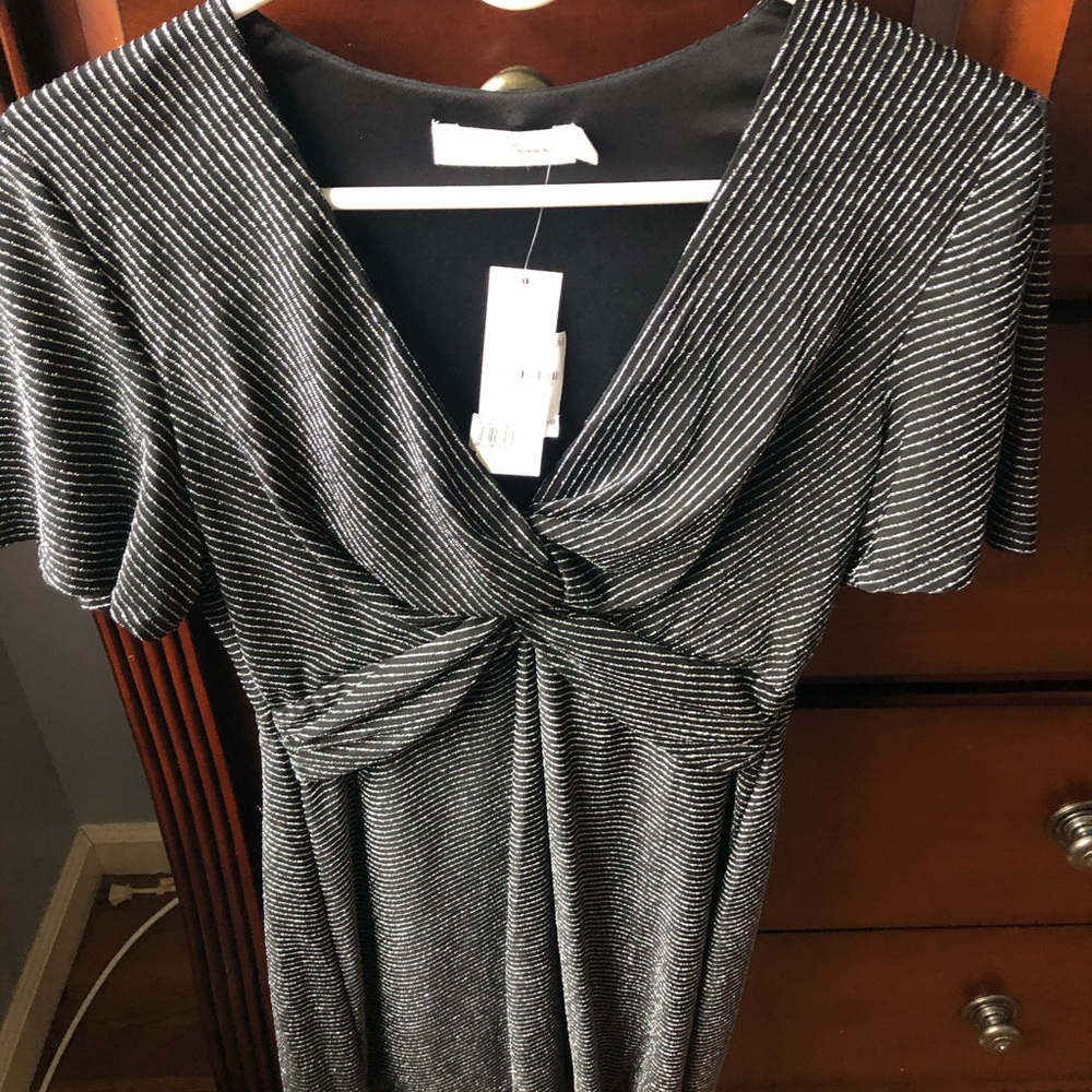 Brand new black silver dress from Nordstrom